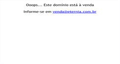 Desktop Screenshot of eternia.com.br